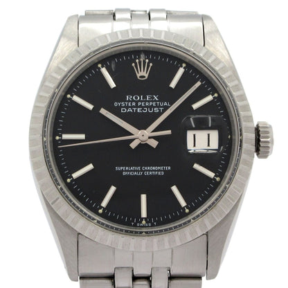 Rolex Watch SS lawindshield Black