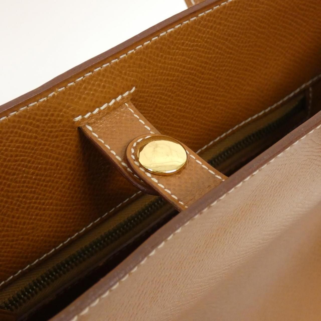Hermes Bag Handbag Gold — view 6