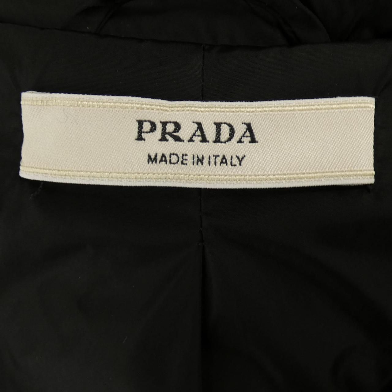 Prada Vintage Coat Navy — view 4