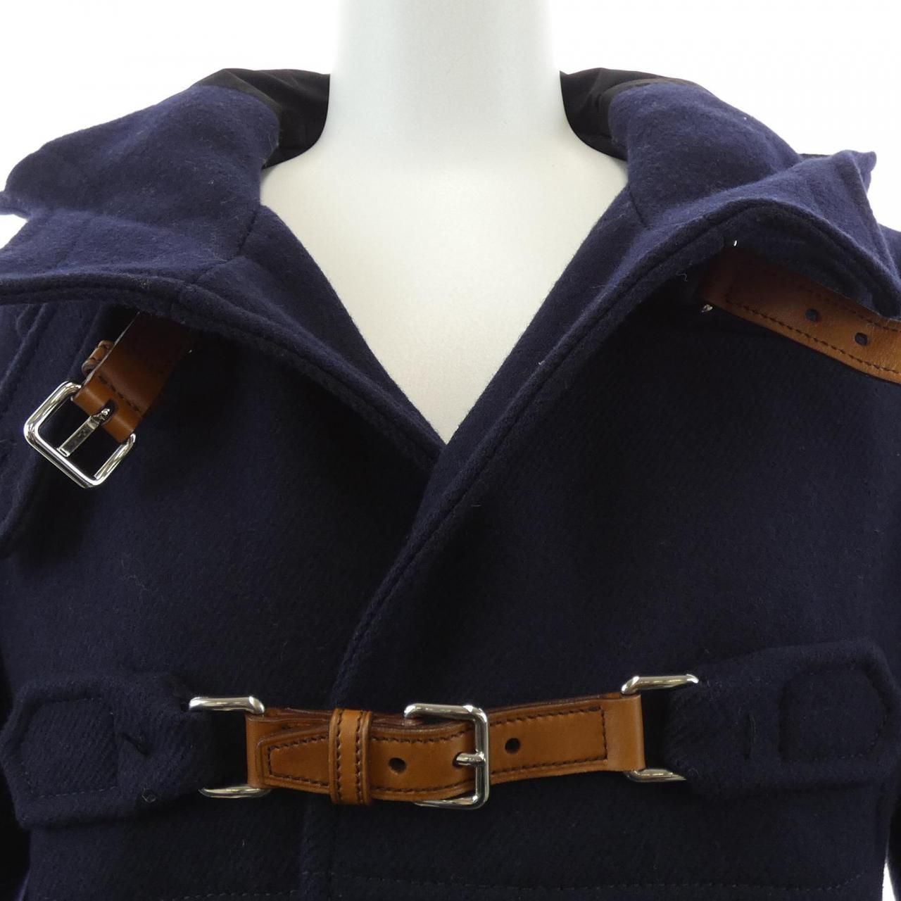 Prada Vintage Coat Navy — view 5