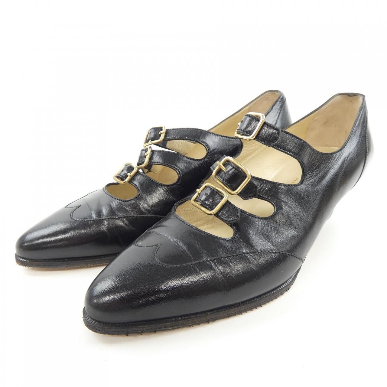 Hermes Vintage Shoes Black — view 3
