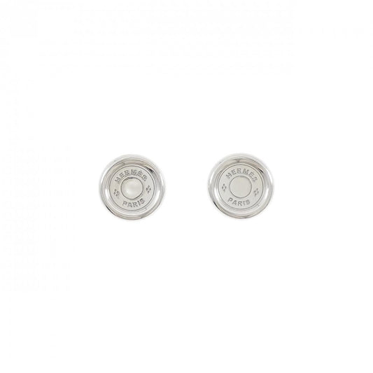 Hermes Earrings White Gold