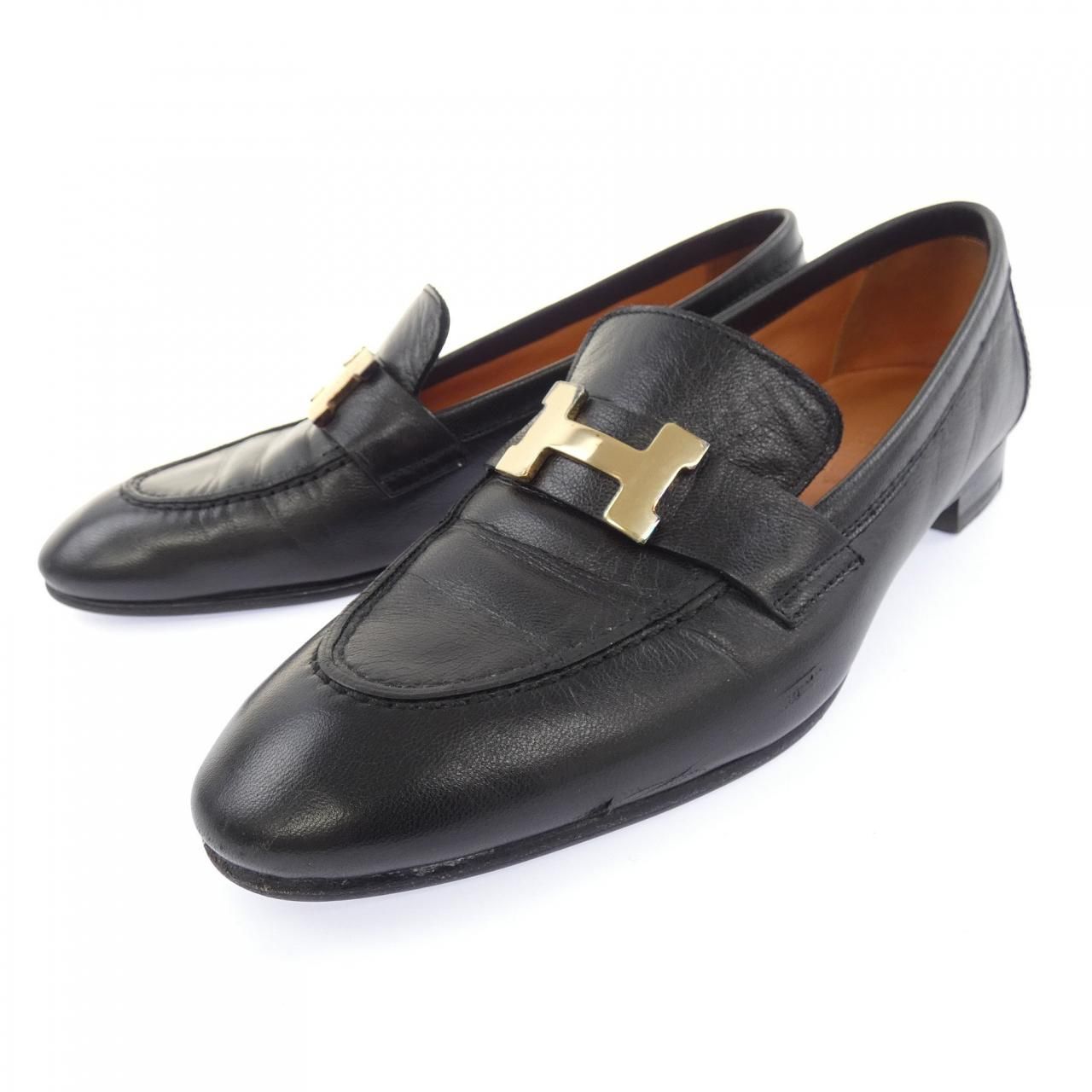 Hermes Paris Shoes Black — view 3