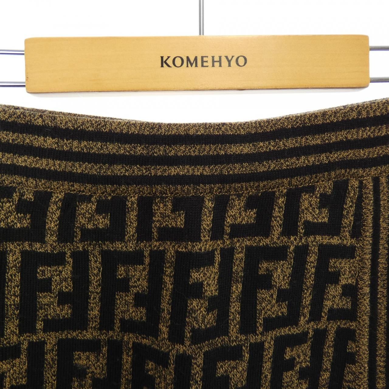 Fendi Vintage Skirt Brown — view 5