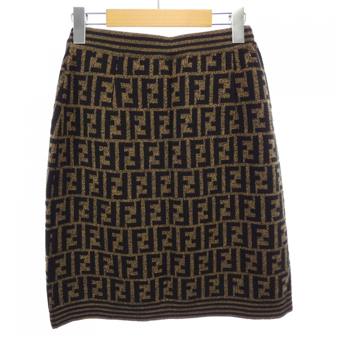 Fendi Vintage Skirt Brown — view 2