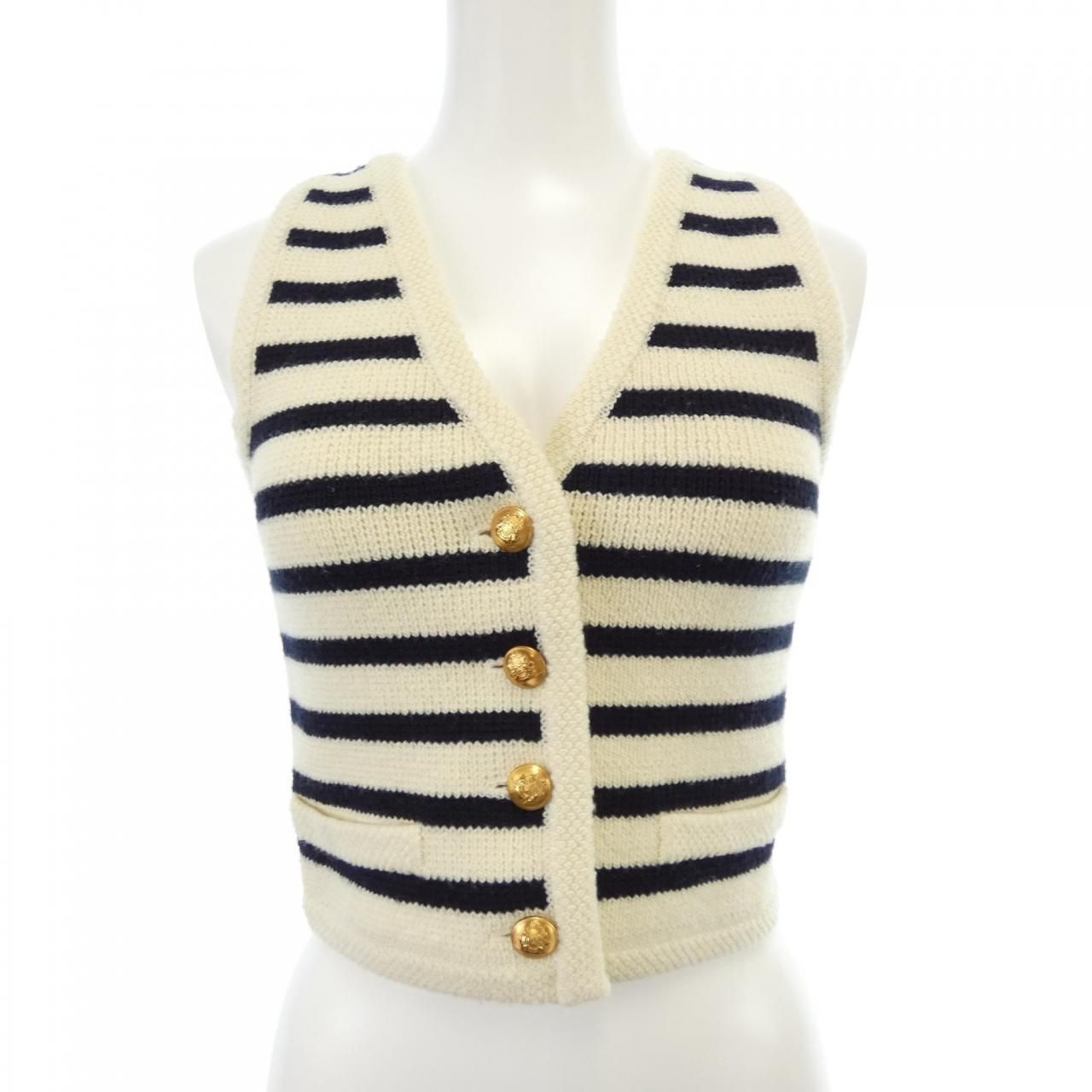 Celine Vest White
