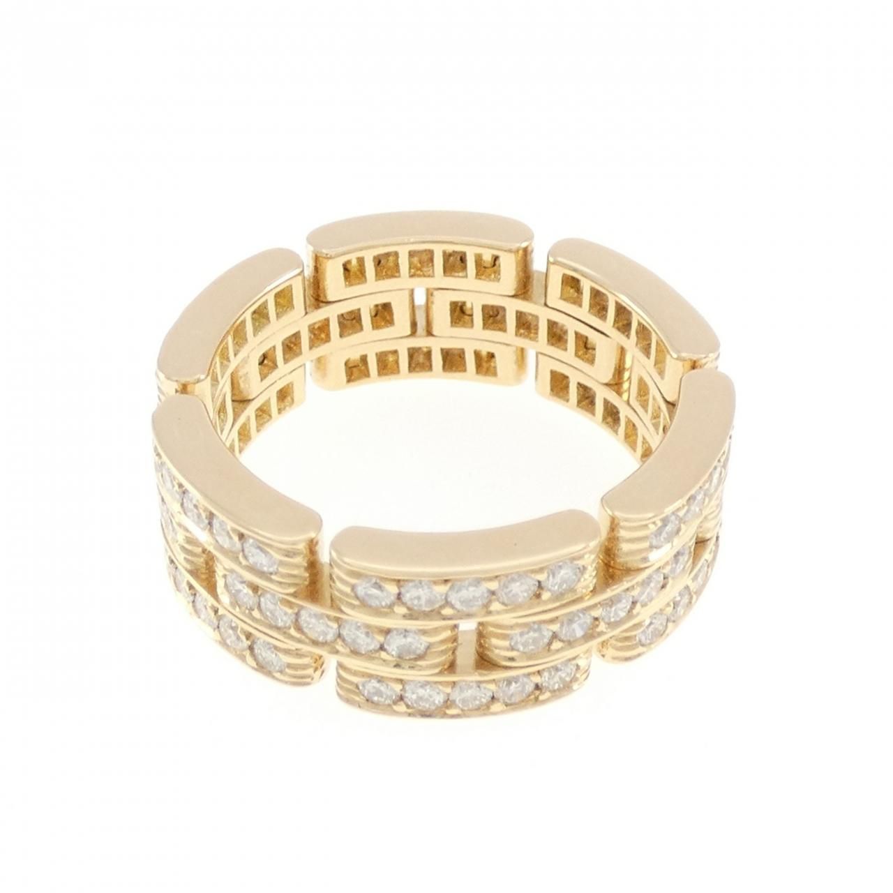 Cartier Maillon Panthere Full Diamond Ring — view 3