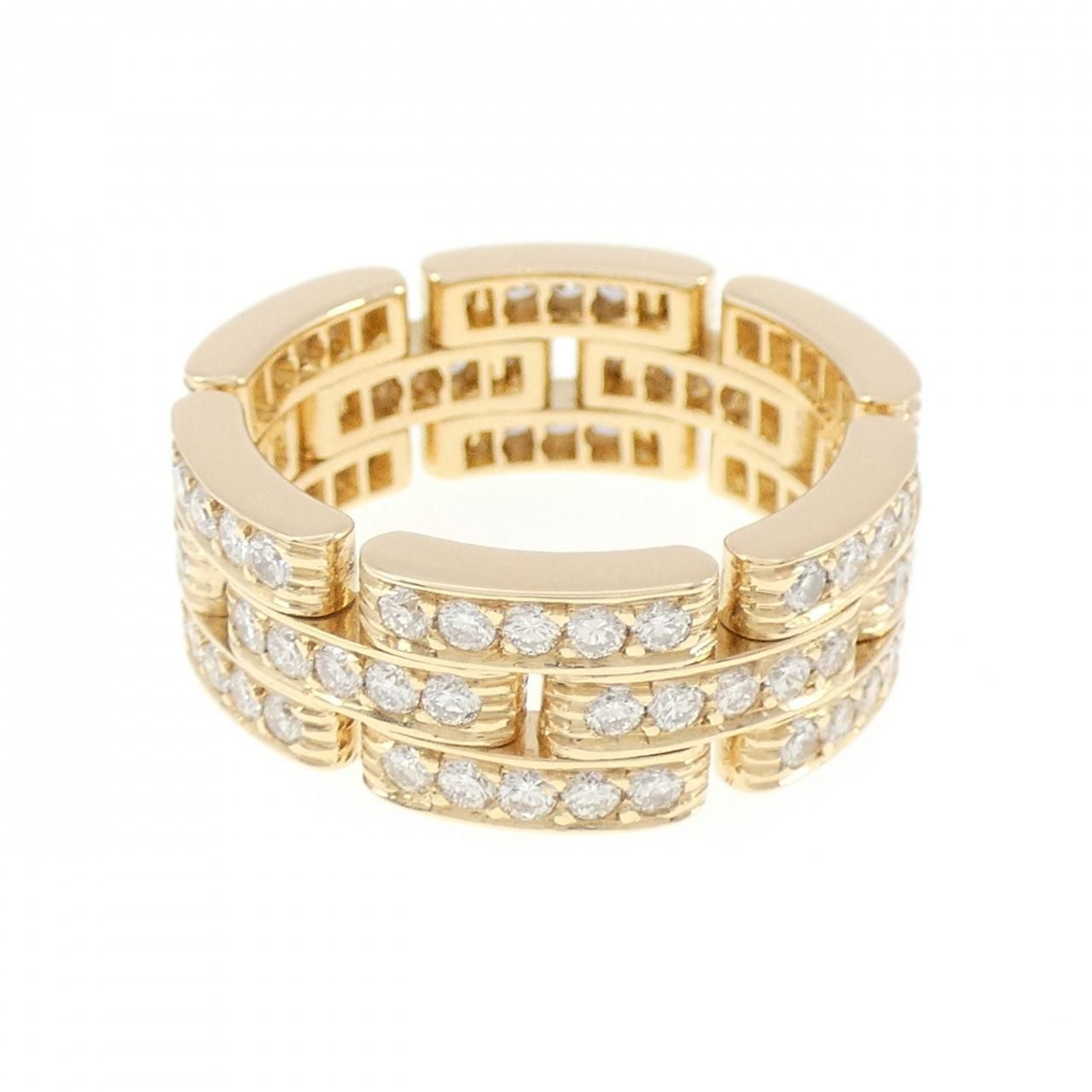 Cartier Maillon Panthere Full Diamond Ring — view 2