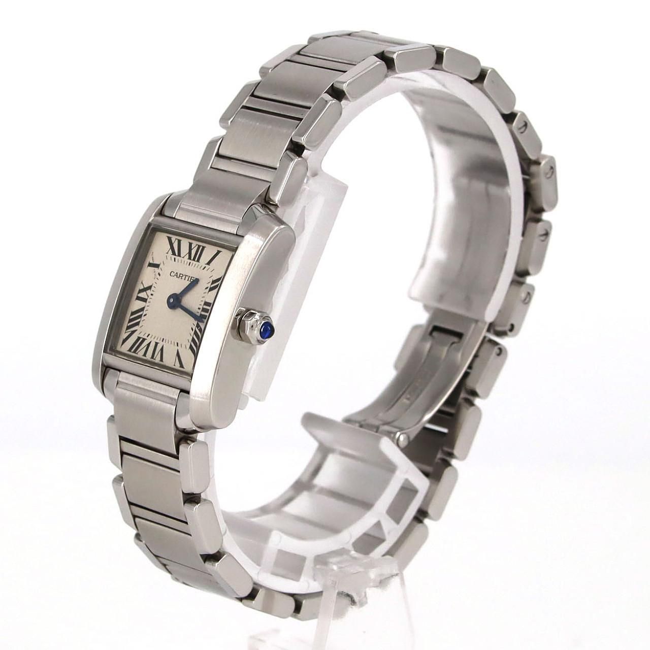 Cartier Tank Francaise SM SS Quartz Watch — view 2