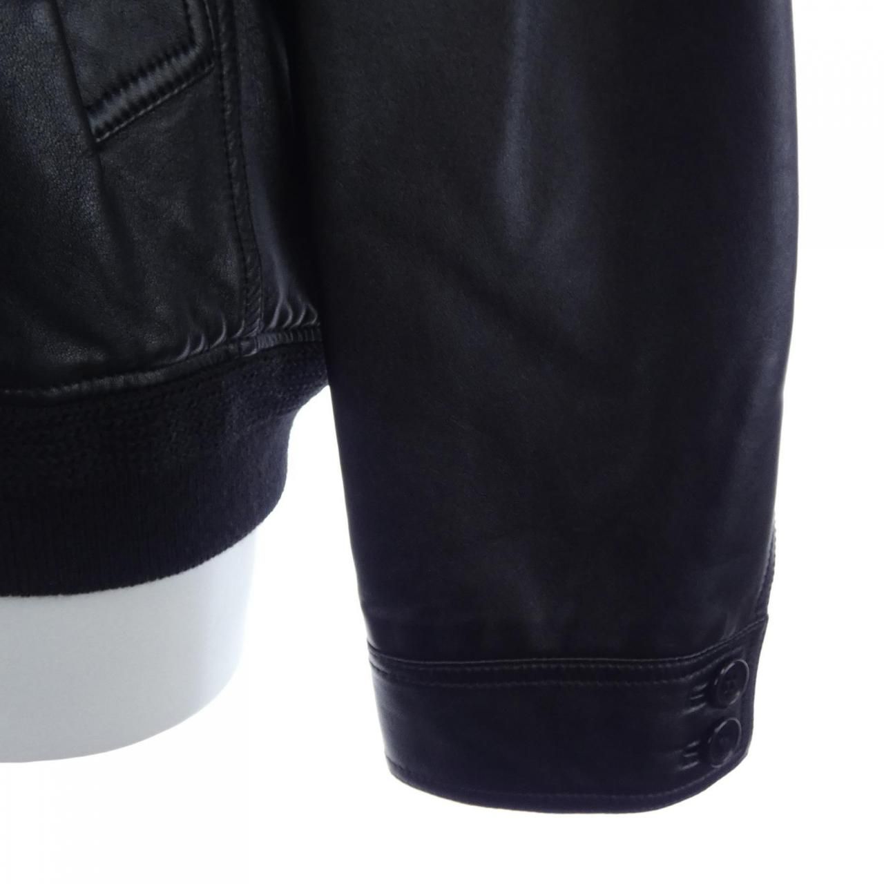 Saint Laurent Leather Jacket — view 7