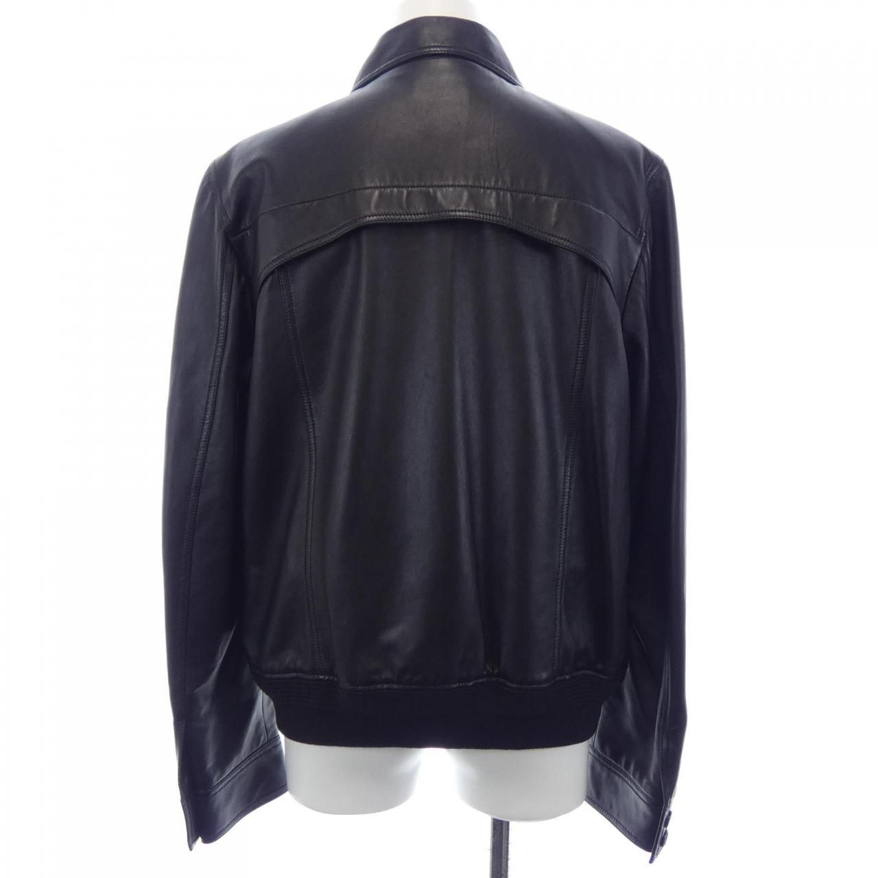 Saint Laurent Leather Jacket — view 2