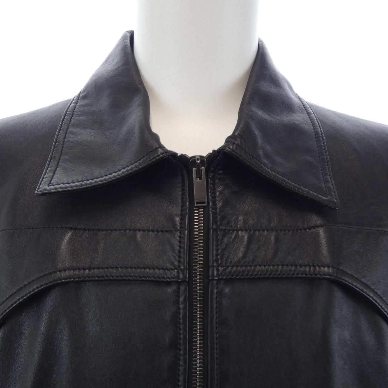 Saint Laurent Leather Jacket — view 6