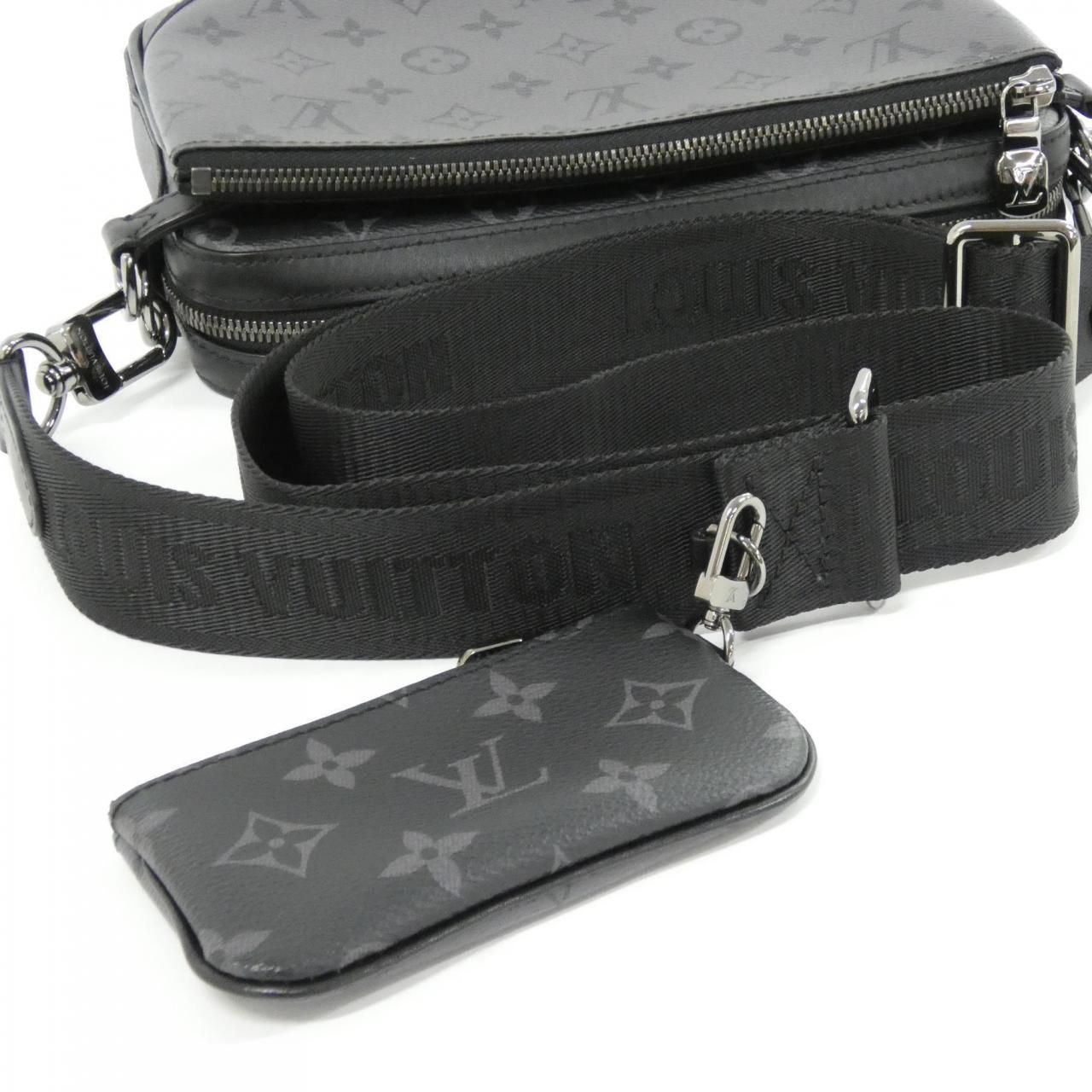 Louis Vuitton Monogram Eclipse Reverse Trio Messenger Shoulder Bag — view 7