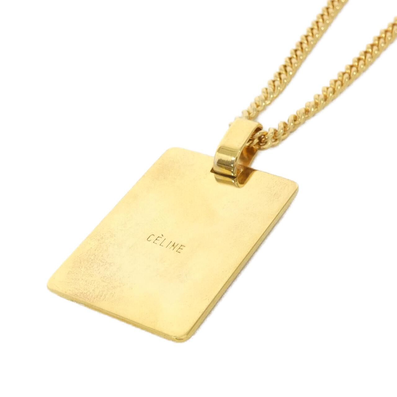 Celine Vintage Necklace Gold — view 3