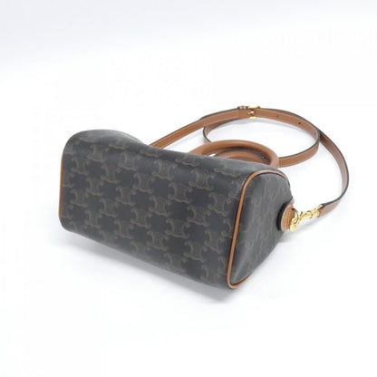 Celine Boston Bag Travel Bags Tan — view 2