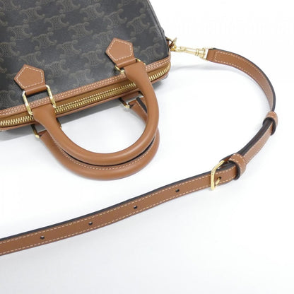 Celine Boston Bag Travel Bags Tan — view 6