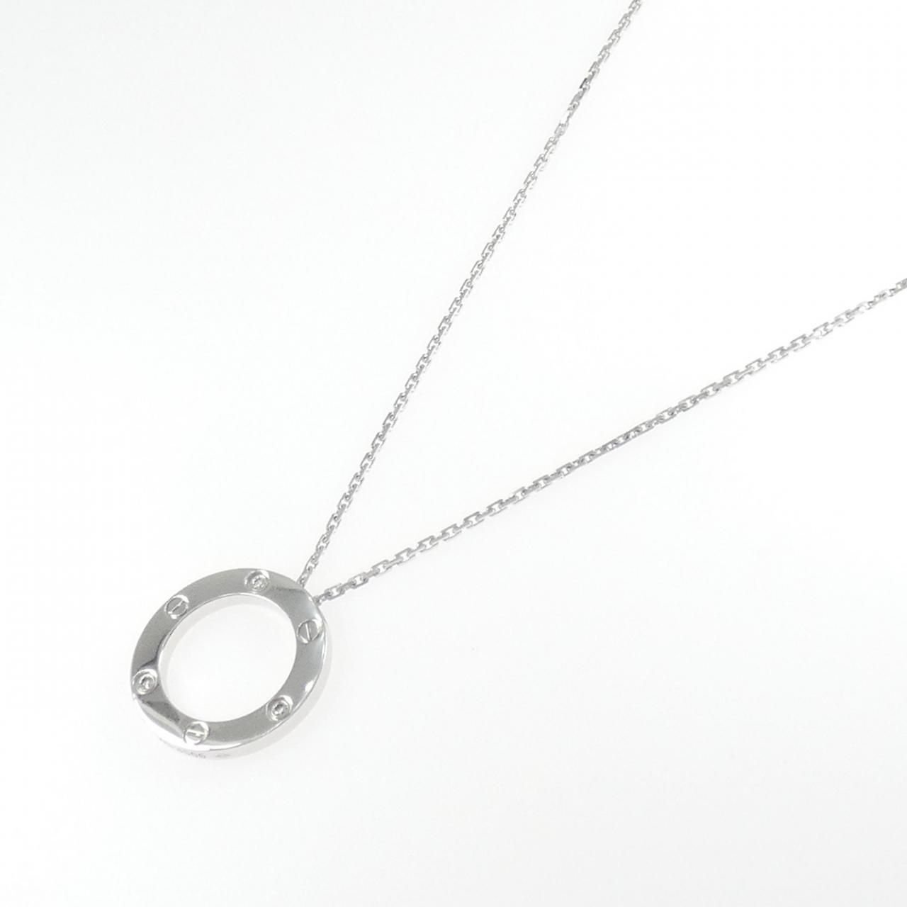 Cartier Love Necklace Half Diamond — view 2