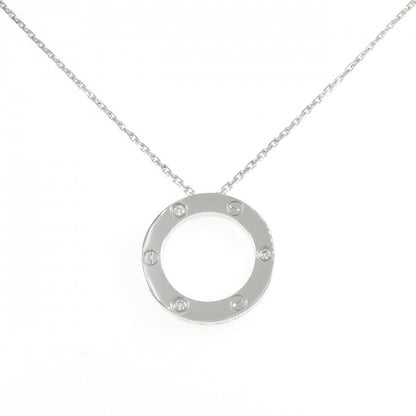Cartier Love Necklace Half Diamond