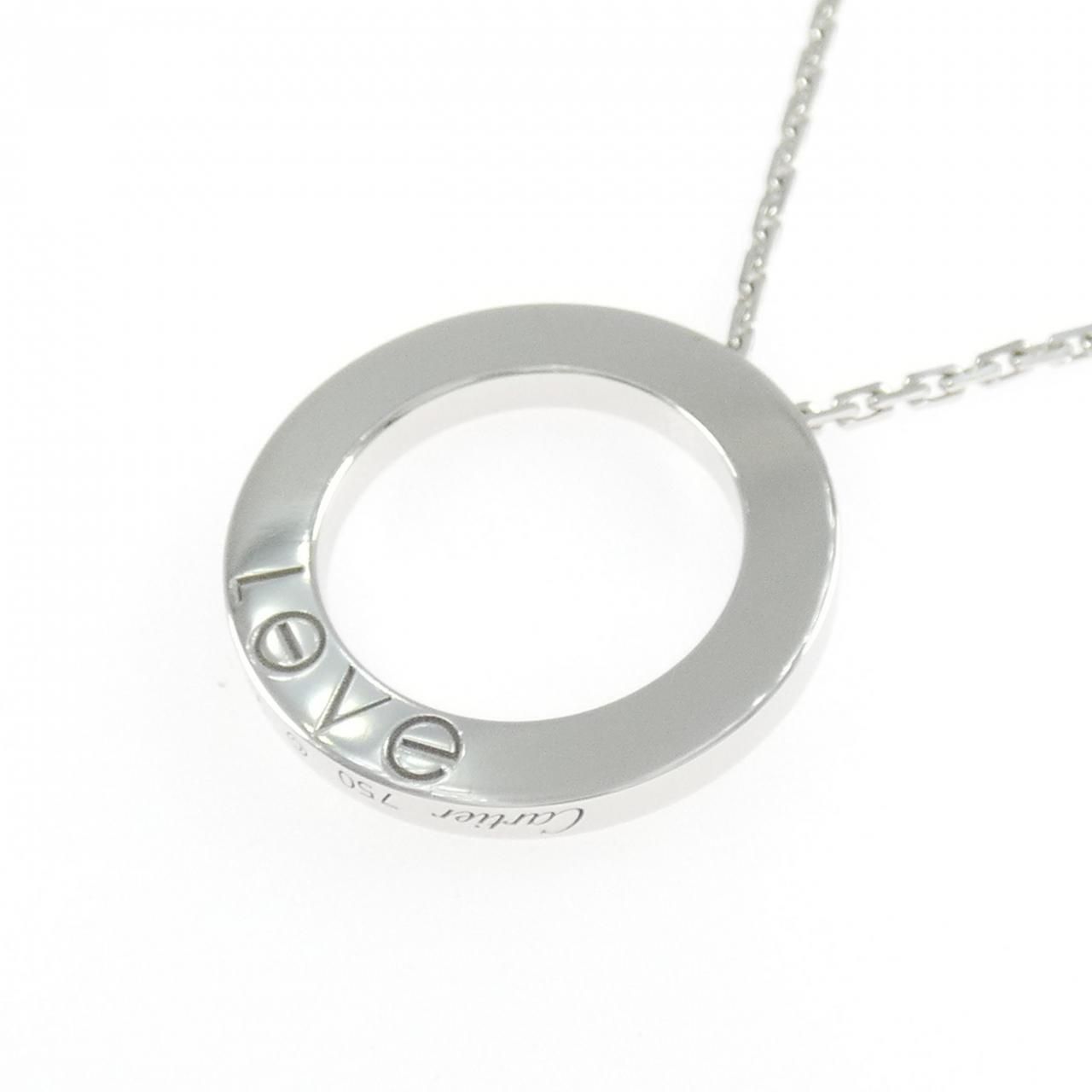 Cartier Love Necklace Half Diamond — view 4