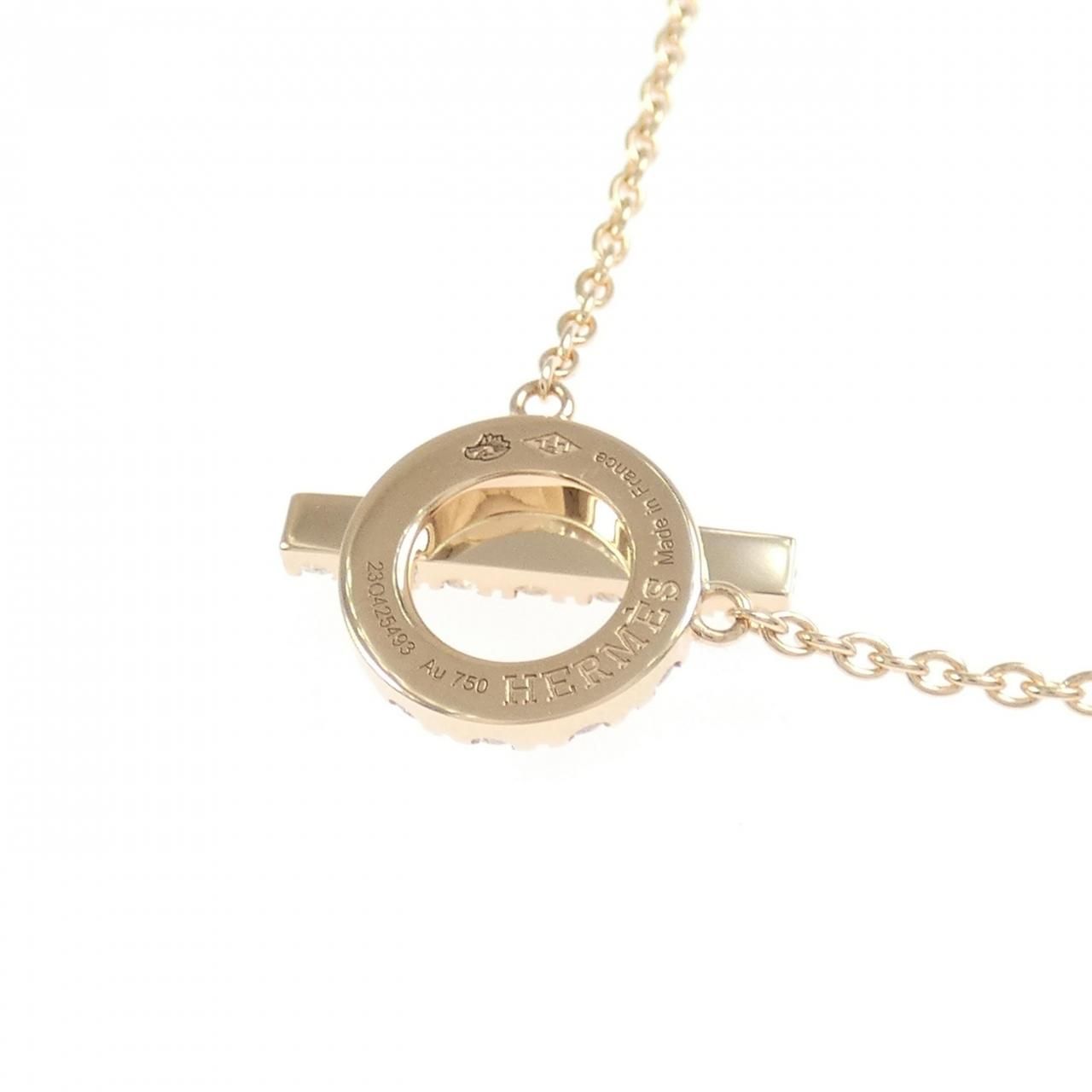 Hermes Finesse Necklace Gold — view 4