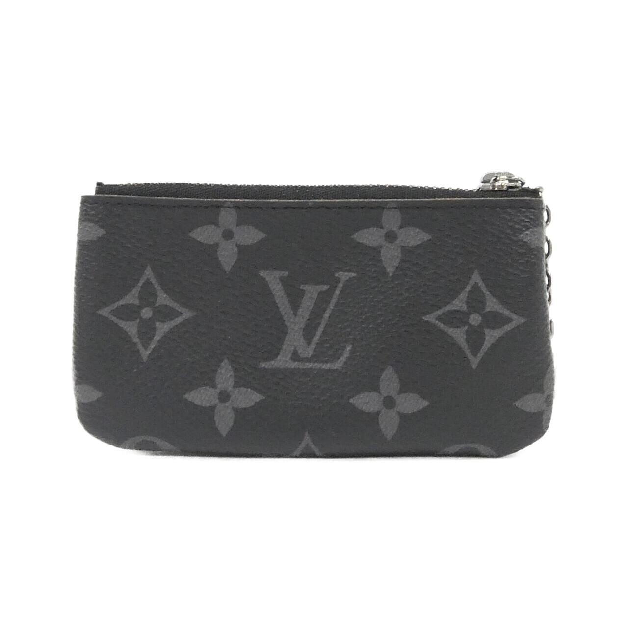 Louis Vuitton Monogram Eclipse Reverse Card Key Case Pochette Cles Coin & Key — view 2