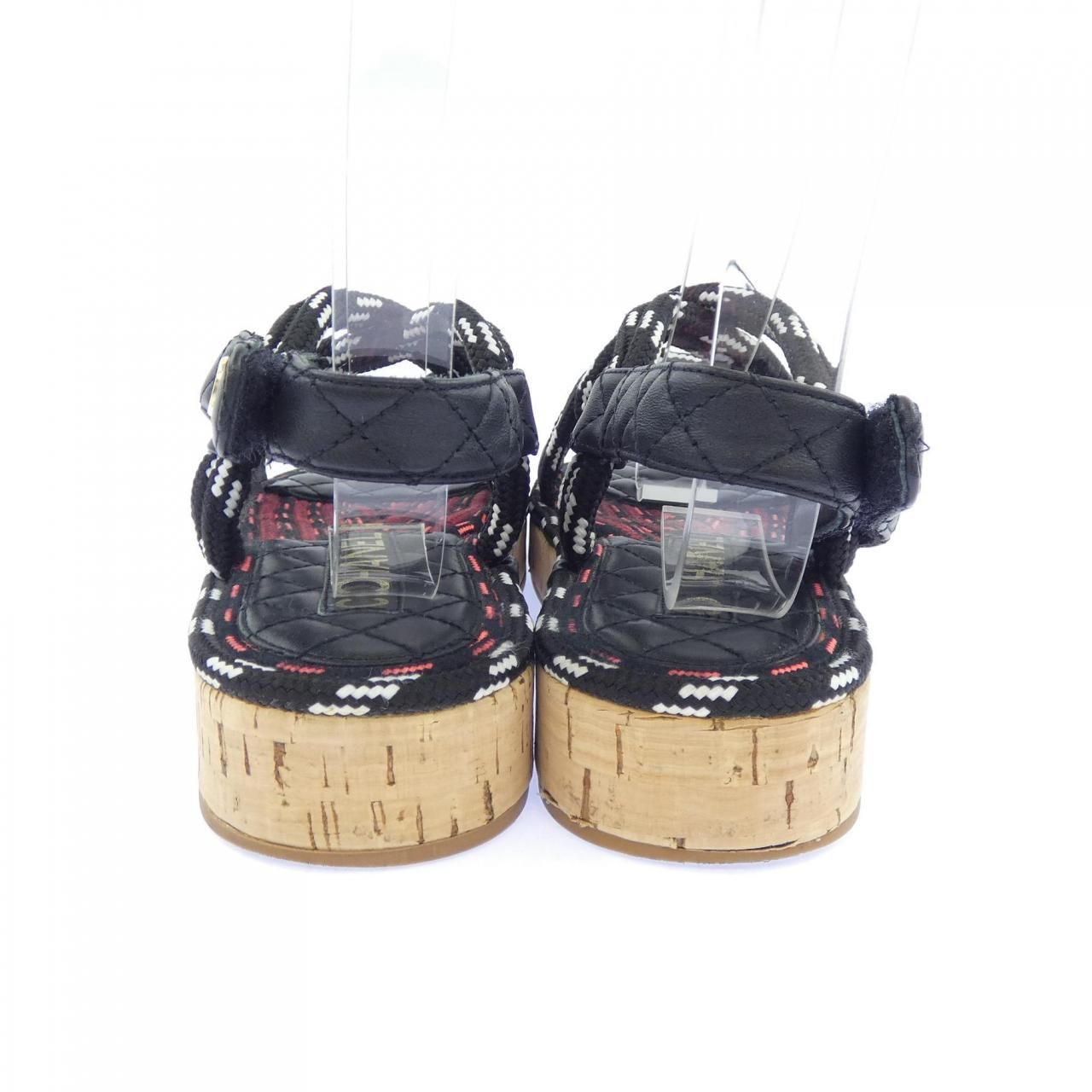 Chanel Sandals Black — view 5