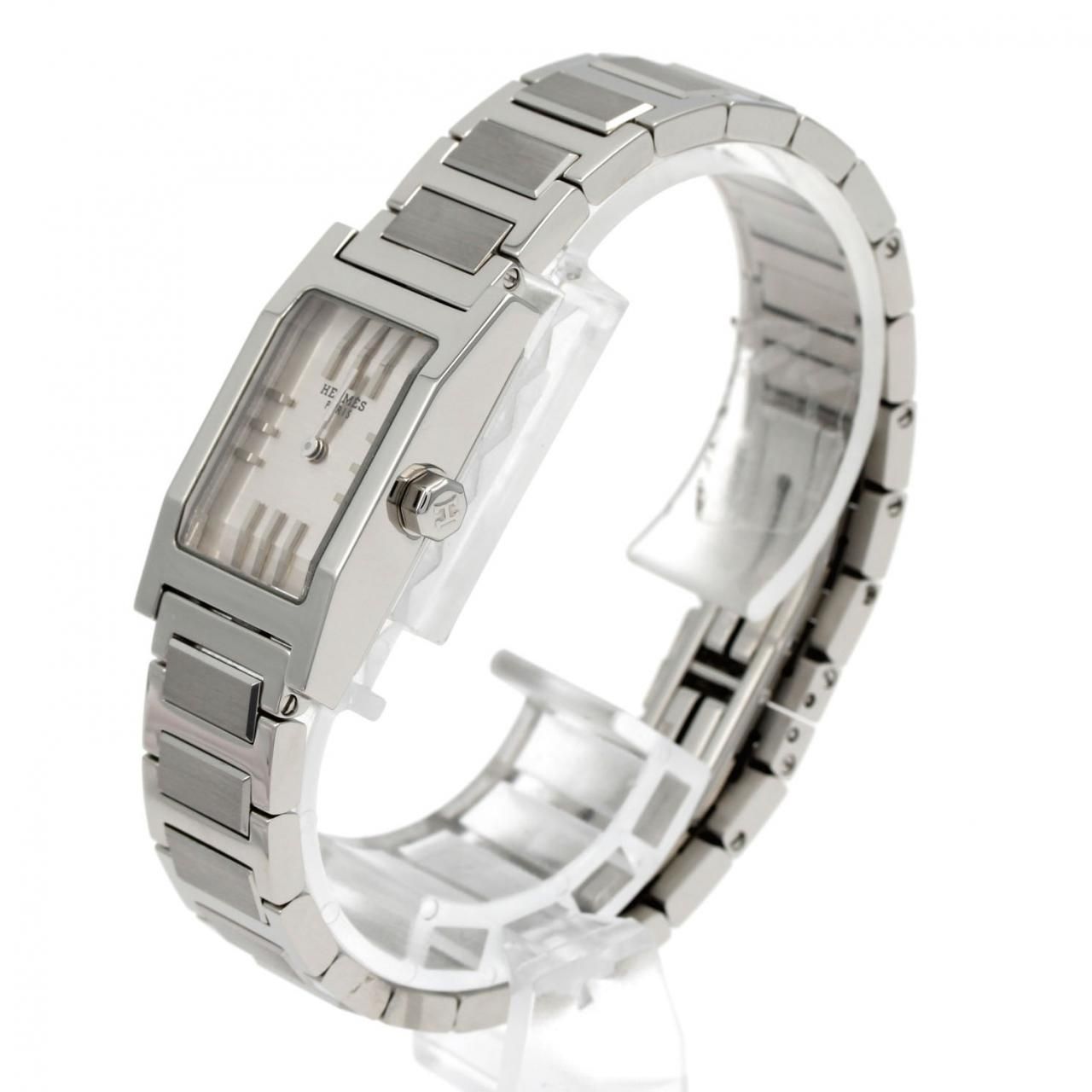 Hermes Tandem SS Quartz Watch — view 2