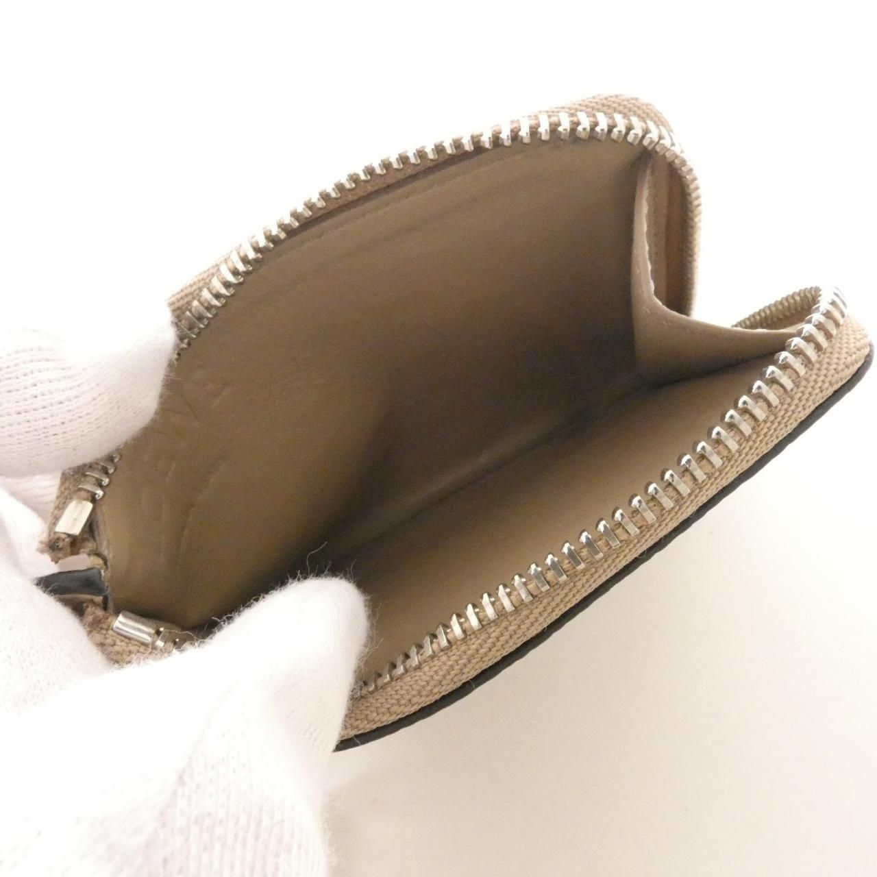 Loewe Coin Case Coin Purse Orange — view 4