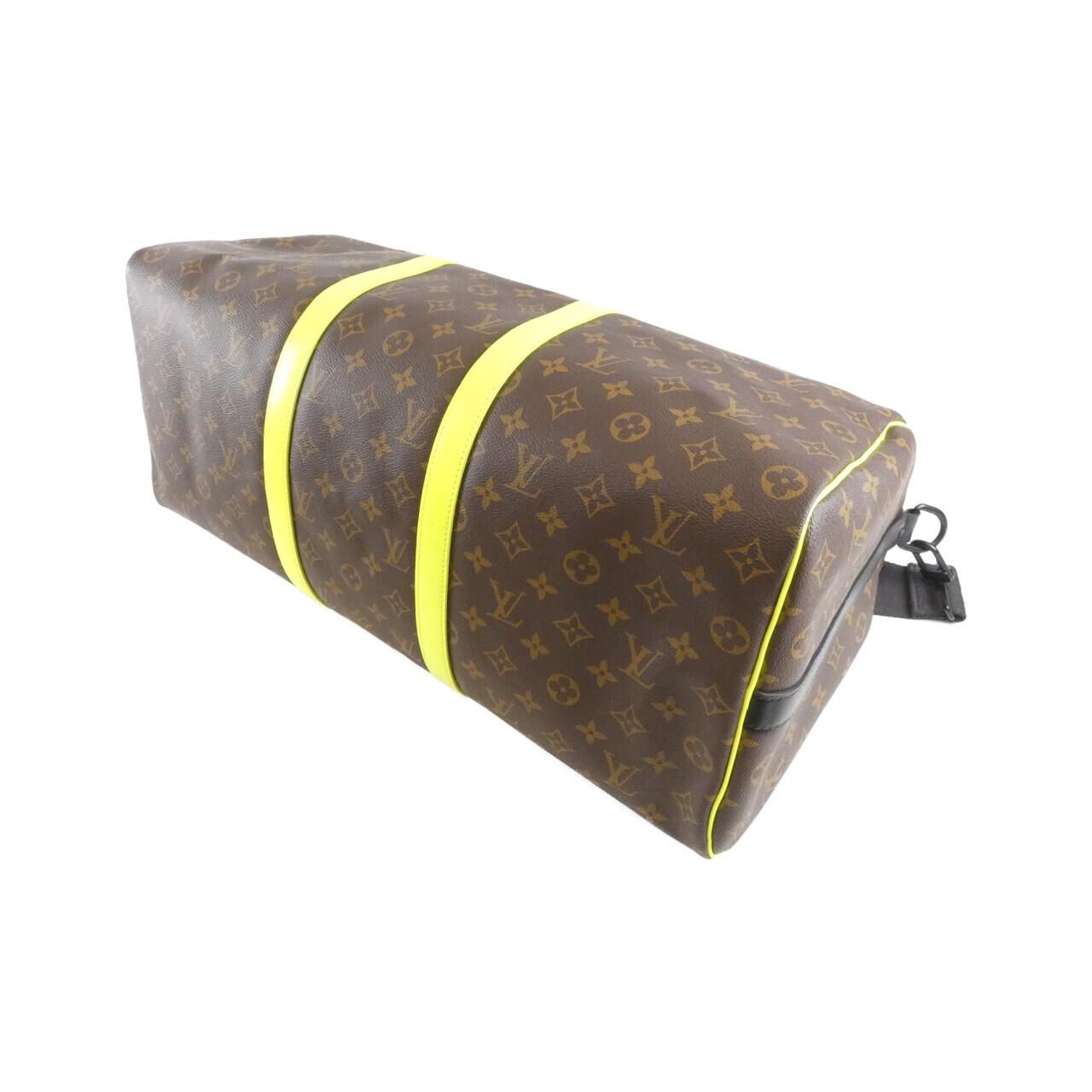 Louis Vuitton Monogram Macassar Keepall Bandouliere 50 cm — view 2