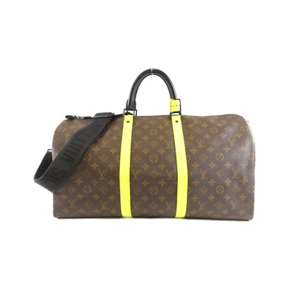 Louis Vuitton Monogram Macassar Keepall Bandouliere 50 cm