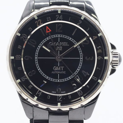 Chanel GMT Automatic Date Black Dial Watch Nam