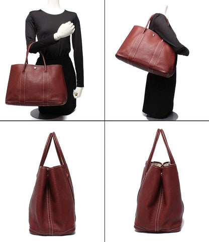 Hermes Tote Silver Garden Party PM — view 9
