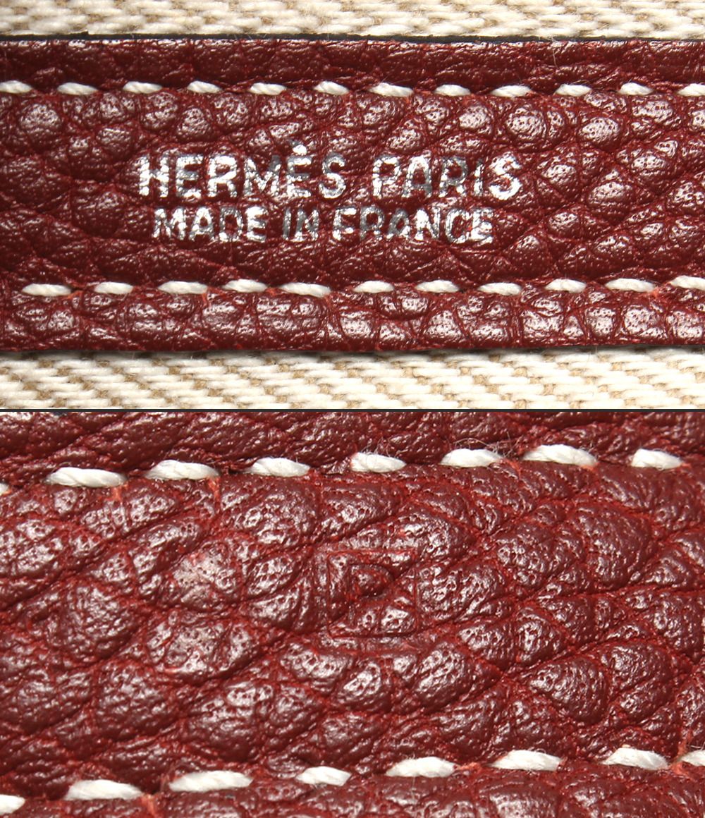 Hermes Tote Silver Garden Party PM — view 4