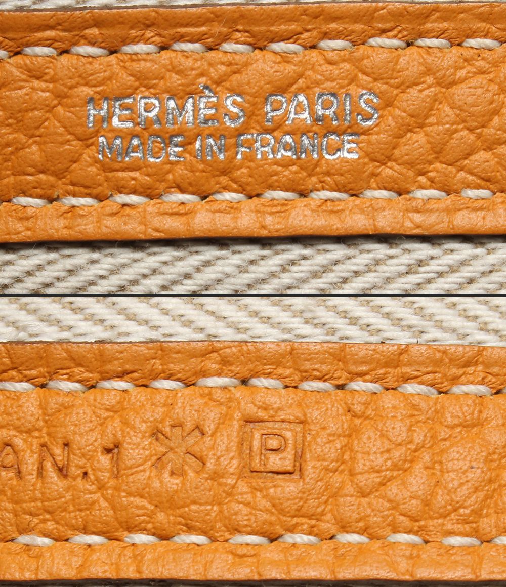 Hermes Tote Silver Garden Party PM 36 Taurillon Clemence — view 4