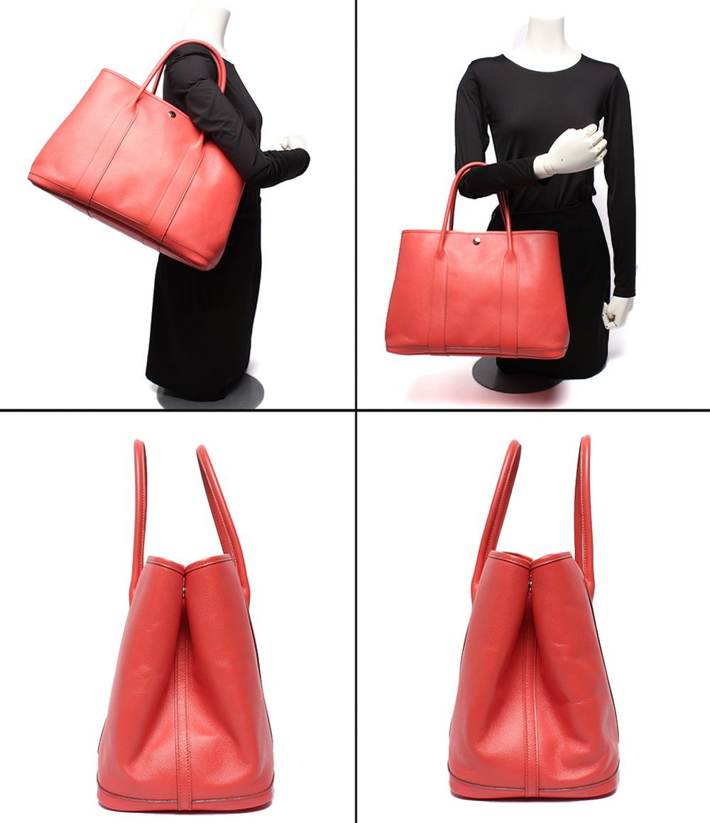 Hermes Tote Silver Garden Party PM 36 — view 9
