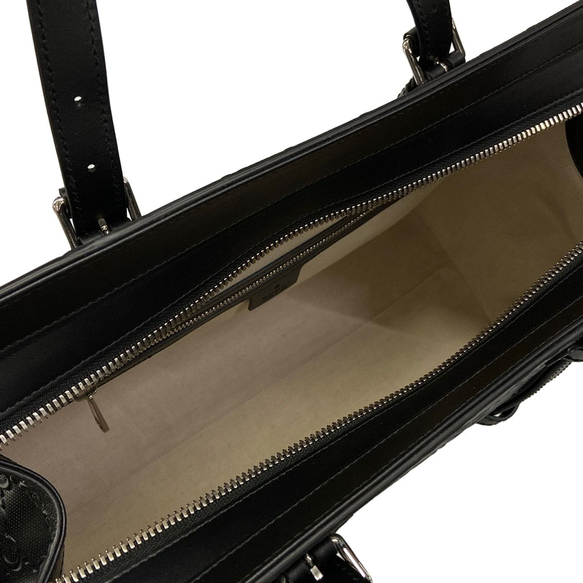 Gucci Tote GG Black Leather — view 7