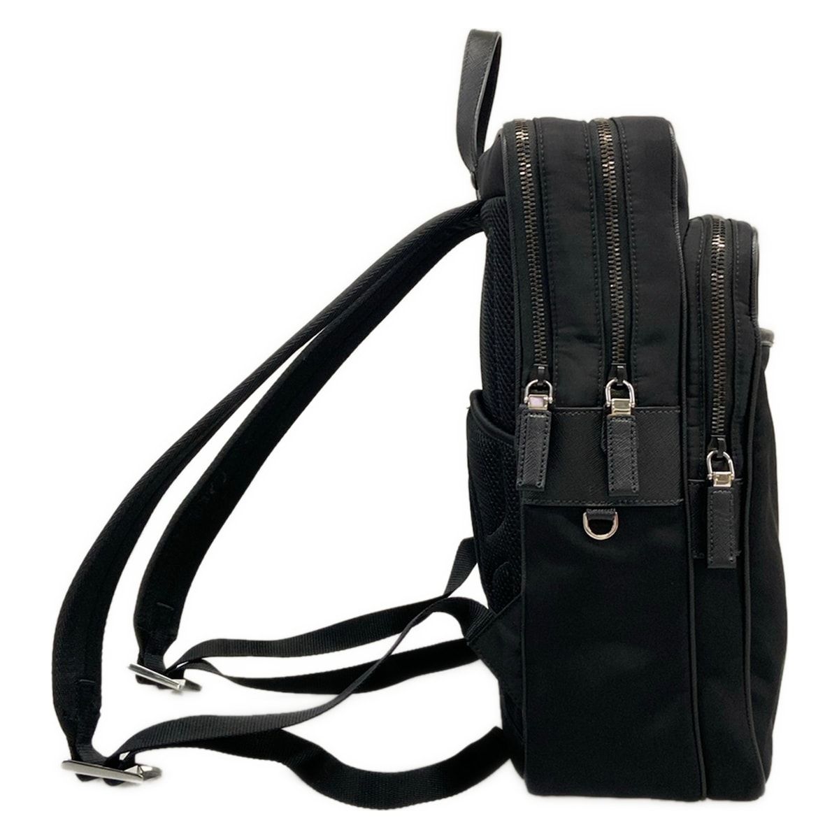 Prada Black Leather Backpack — view 2