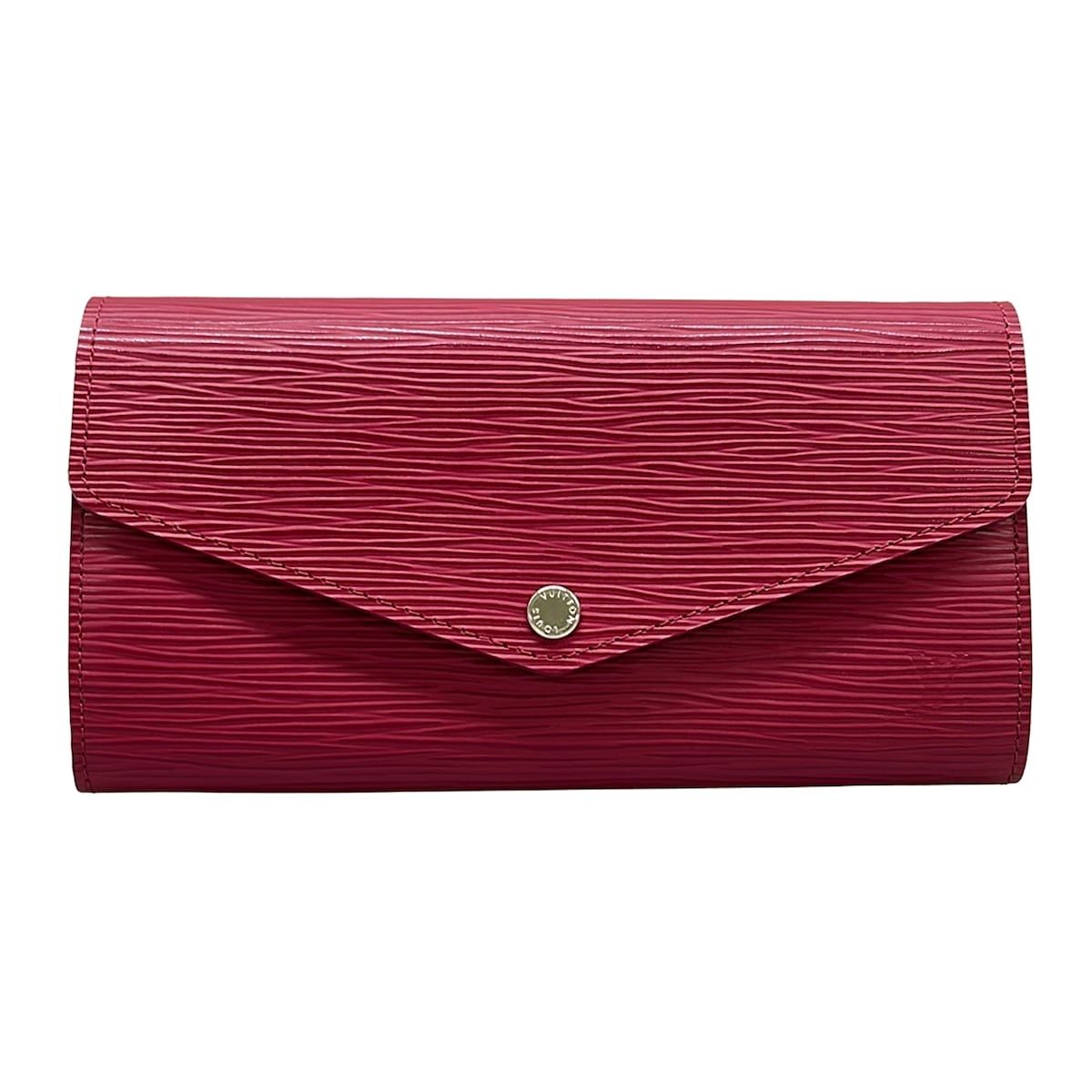 Louis Vuitton Wallet Epi Portefeuille Sarah Leather