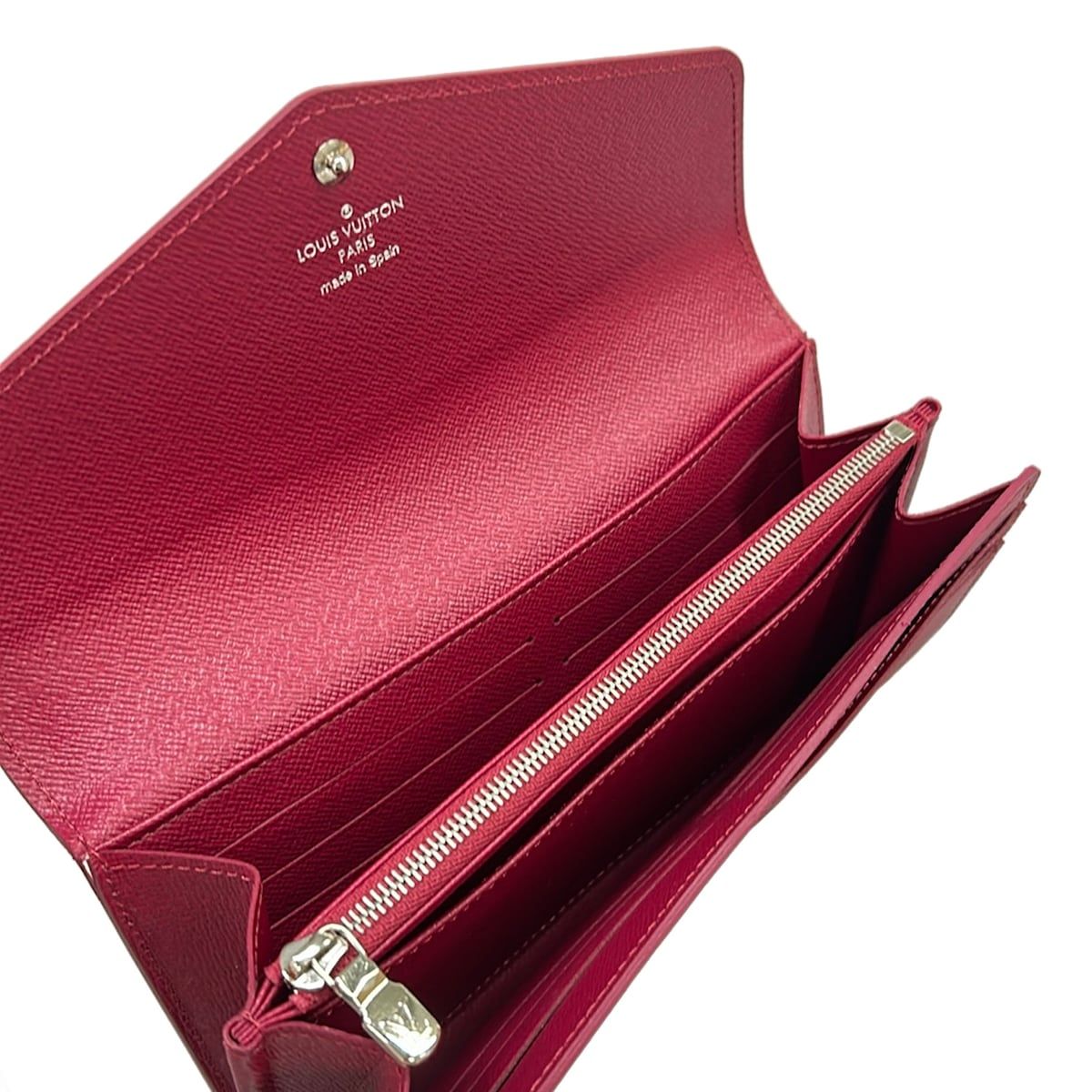 Louis Vuitton Wallet Epi Portefeuille Sarah Leather — view 3