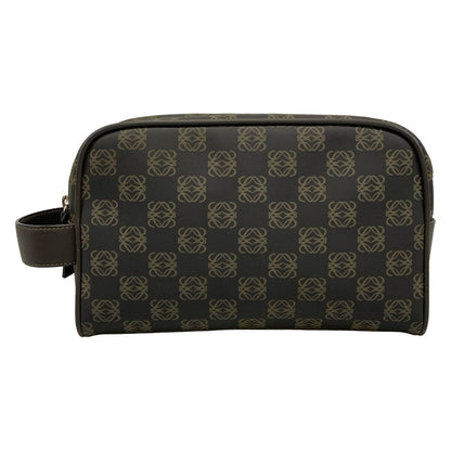 Loewe Anagram Pattern 306.84.006 Da Ninebrown Beige Leather Shoulder Bag