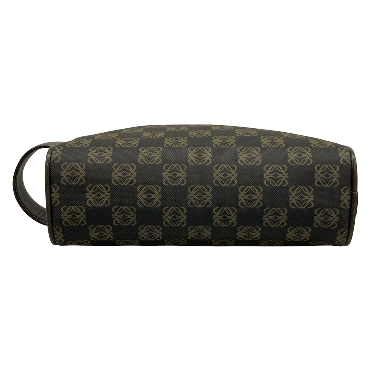 Loewe Anagram Pattern 306.84.006 Da Ninebrown Beige Leather Shoulder Bag — view 5