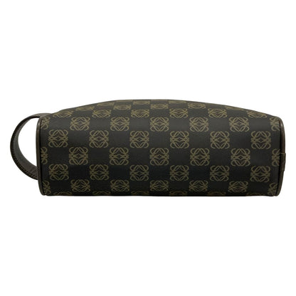 Loewe Anagram Pattern 306.84.006 Da Ninebrown Beige Leather Shoulder Bag — view 5