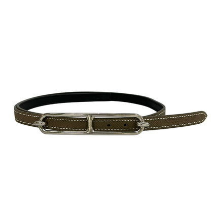 Hermes leto 80 Roulis Black Etoupe bule Silver Belt — view 5
