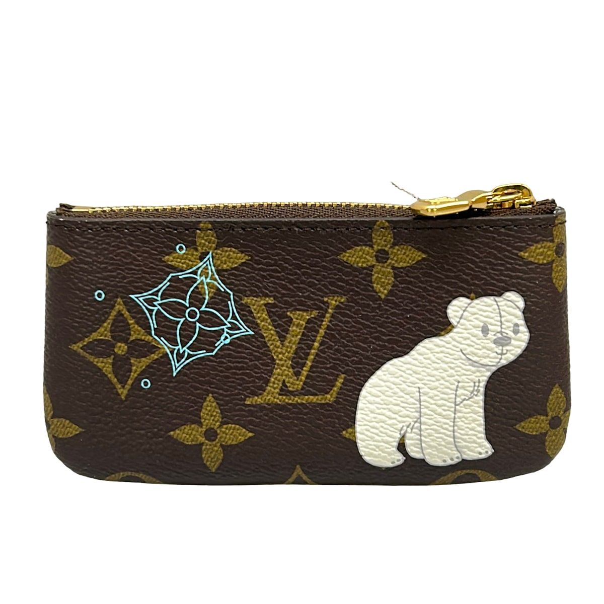 Louis Vuitton Coin Case Vivienne Pochette Cles Monogram Azur — view 2
