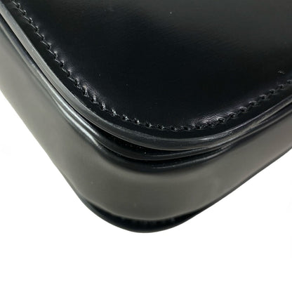 Celine Shoulder Bag Ninela Triomphe Midi Amu Black — view 7