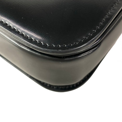 Celine Shoulder Bag Ninela Triomphe Midi Amu Black — view 6