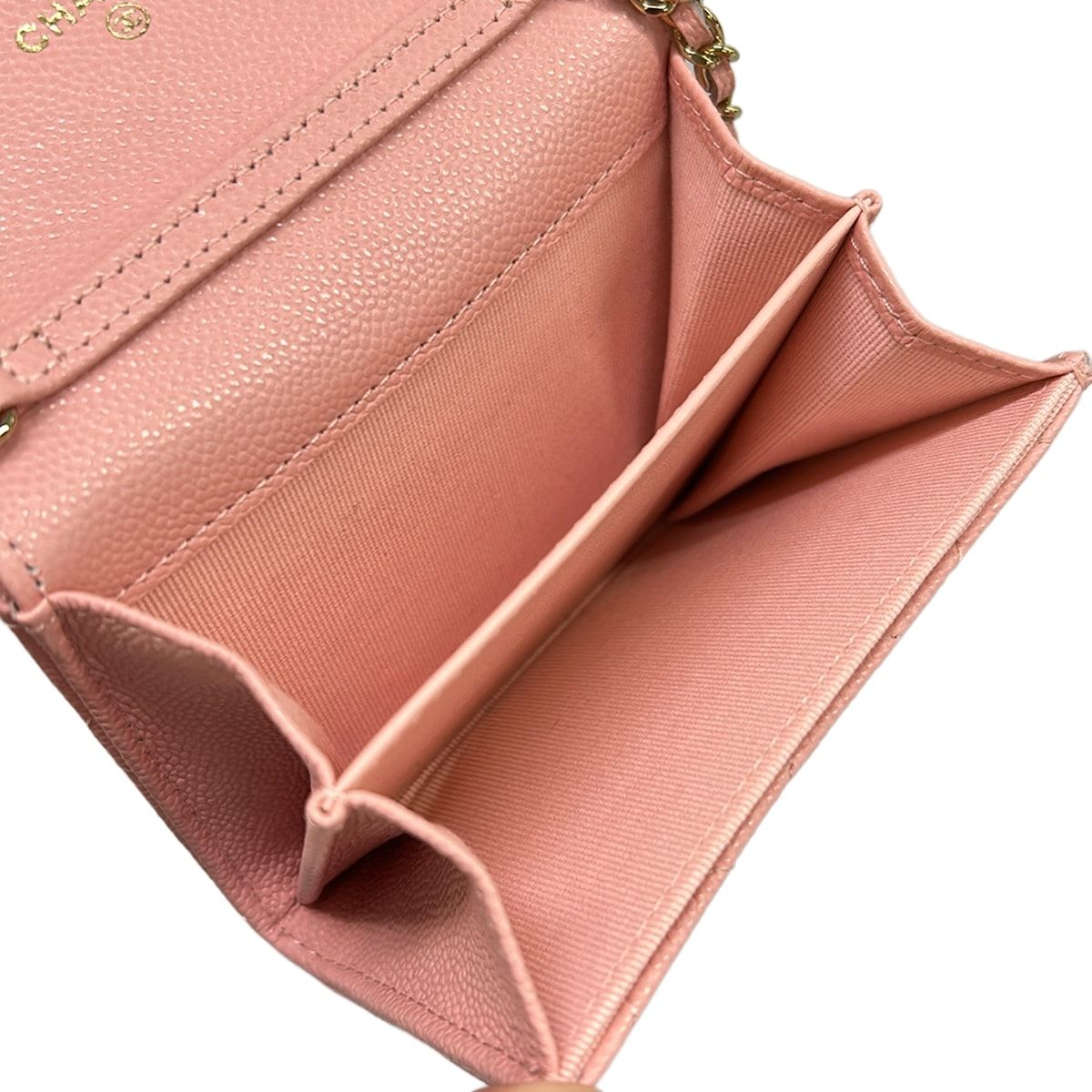 Chanel Wallet Ninela nineminiche reto Quilted Pink Che Gold — view 4