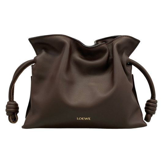 Loewe Clutch Flamenco Mini Dark Brown