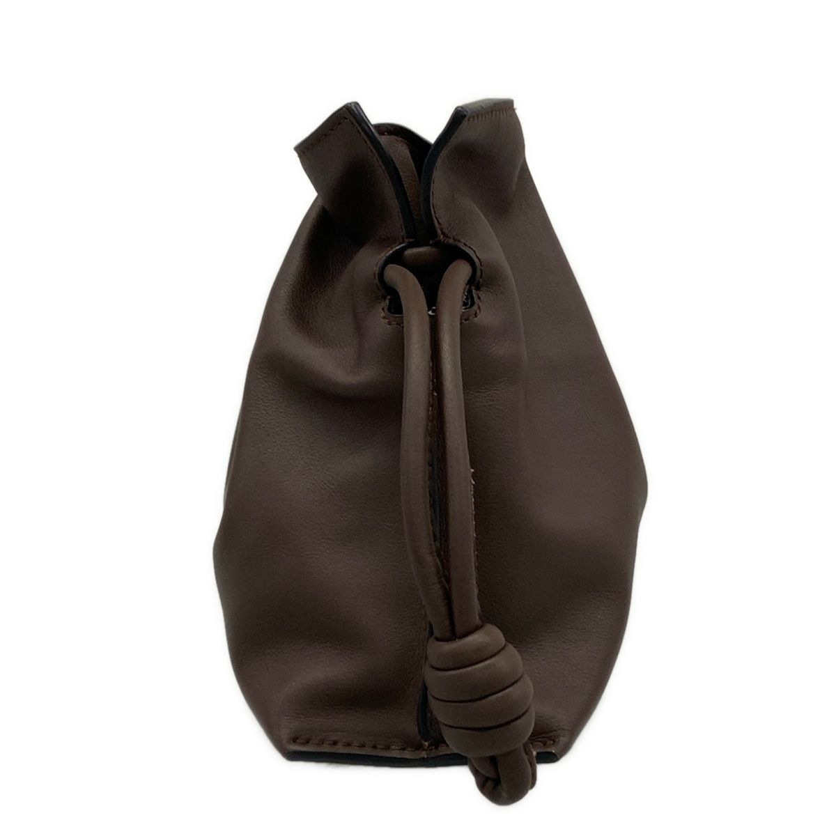 Loewe Clutch Flamenco Mini Dark Brown — view 2