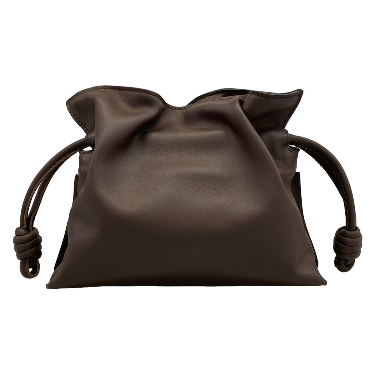 Loewe Clutch Flamenco Mini Dark Brown — view 3